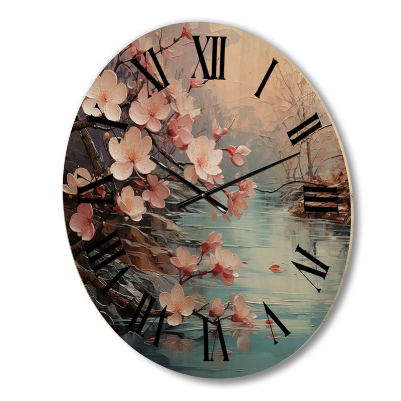Horloge murale asiatique Asian Art Eastern Elegance II, Grand