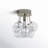 Logan Glass Semi Flush Mount-207953130