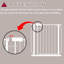 Barrière extra large pour bébé, passe à travers la pression sans perceuse, sécurité supplémentaire facile à installer-106668221-121601193
