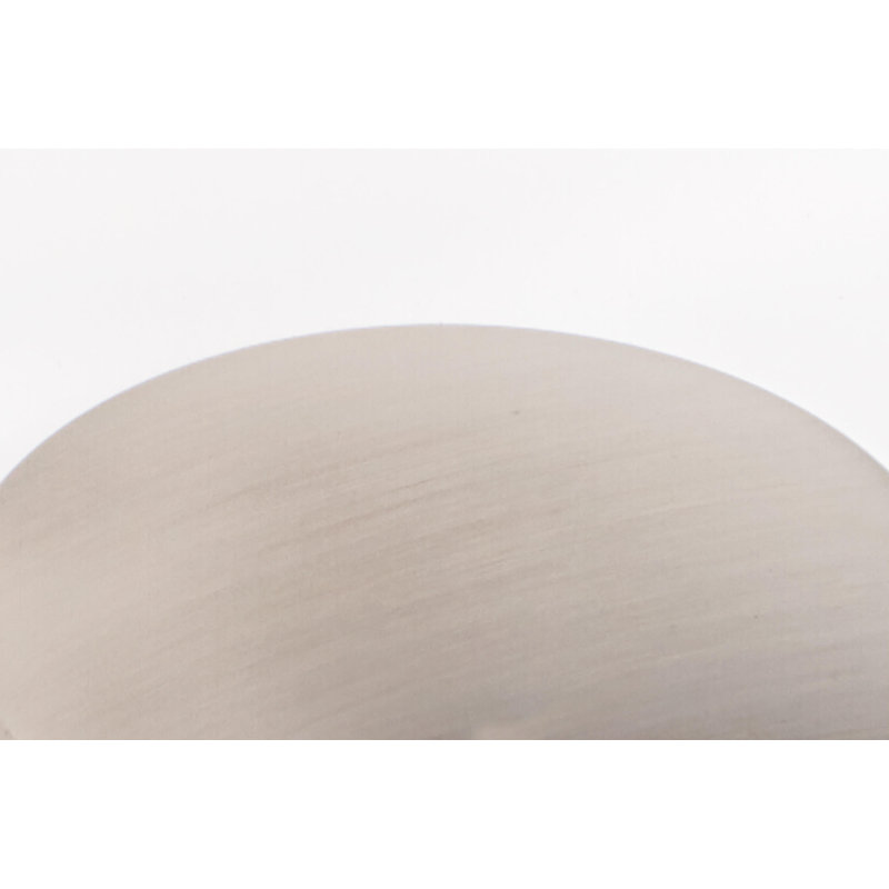 Cloud 62" x 29.875" Freestanding Soaking Solid Surface Bathtub with Wetmar Bio, Brushed Nickel, White Matte