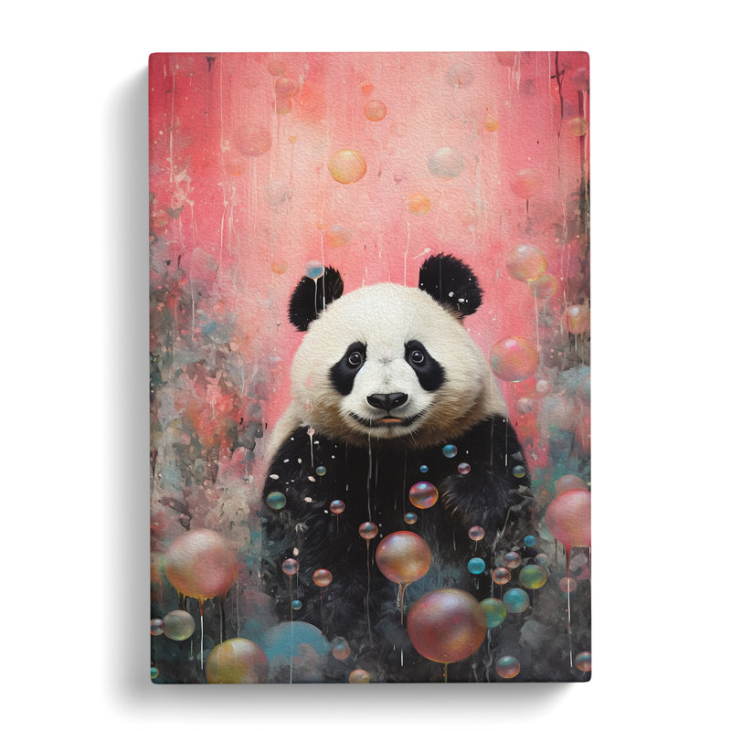 Panda Contemporary - Print, 60cm H x 40cm W x 3cm D