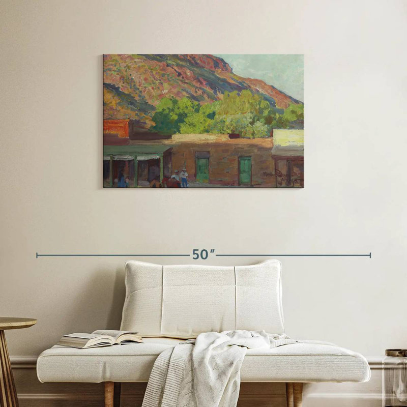 Lelar Adobe Town 1915, 24" H x 36" W