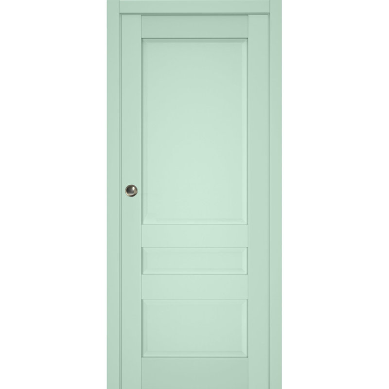 Porte de placard à panneaux Veregio, 18 po x 80 po, Olive