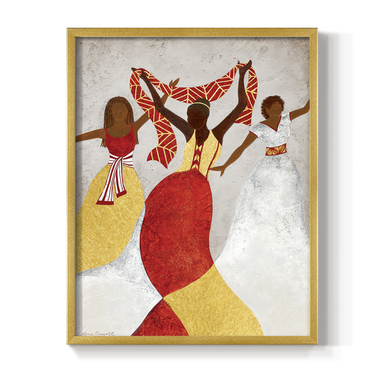 Golden Rhythm Framed Print - Solid Wood, 30" H x 24" W, Gold