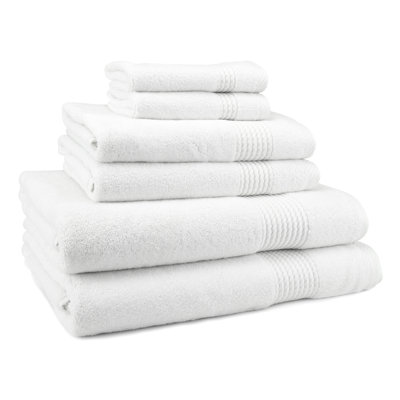 Adlena 6 Piece Turkish Cotton Towel Set
