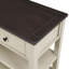Console rétro avec deux tablettes ouvertes, structure et pieds en bois de pin massif-98550761-98550759