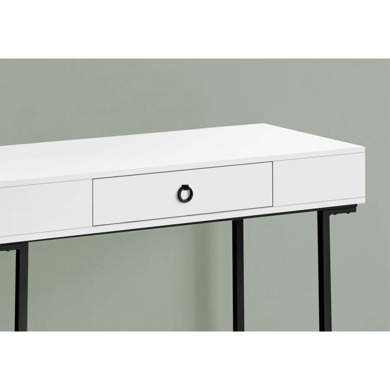 Bureau d'ordinateur, Noyer / noir