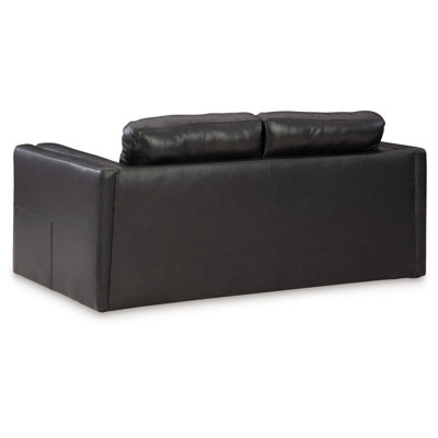 Ehitan 70" Genuine Leather Loveseat