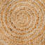 Tapis brun clair en jute / sisal tressé à la main Gage-13669007
