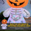 Décoration squelette gonflable joyeuse 6 pi avec tête de citrouille, décorations d'Halloween à DEL pour l'extérieur, imperméable