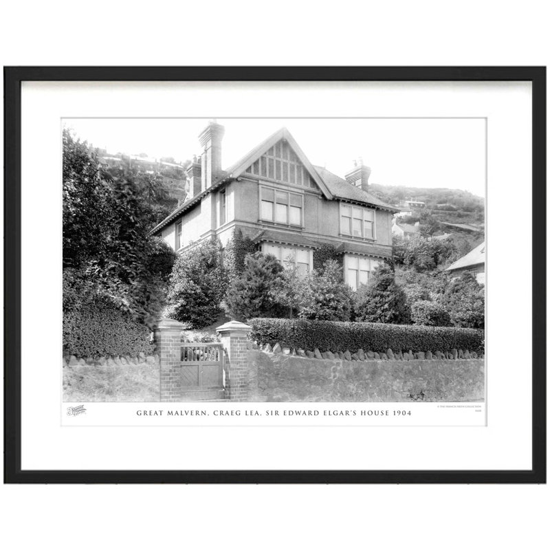 Great Malvern, Craeg Lea, Sir Edward Elgar's House 1904 by Francis Frith - Single Picture Frame Print