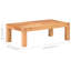 Toucha Solid Wood Four Leg Coffee Table