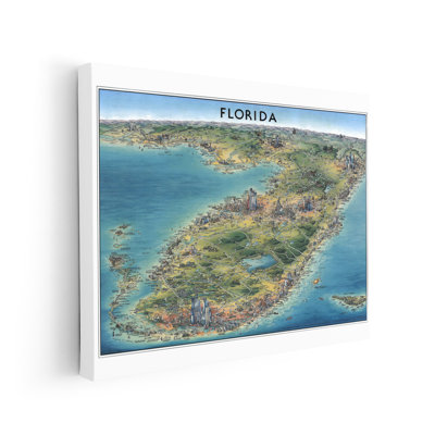Carte de l'État de la Floride