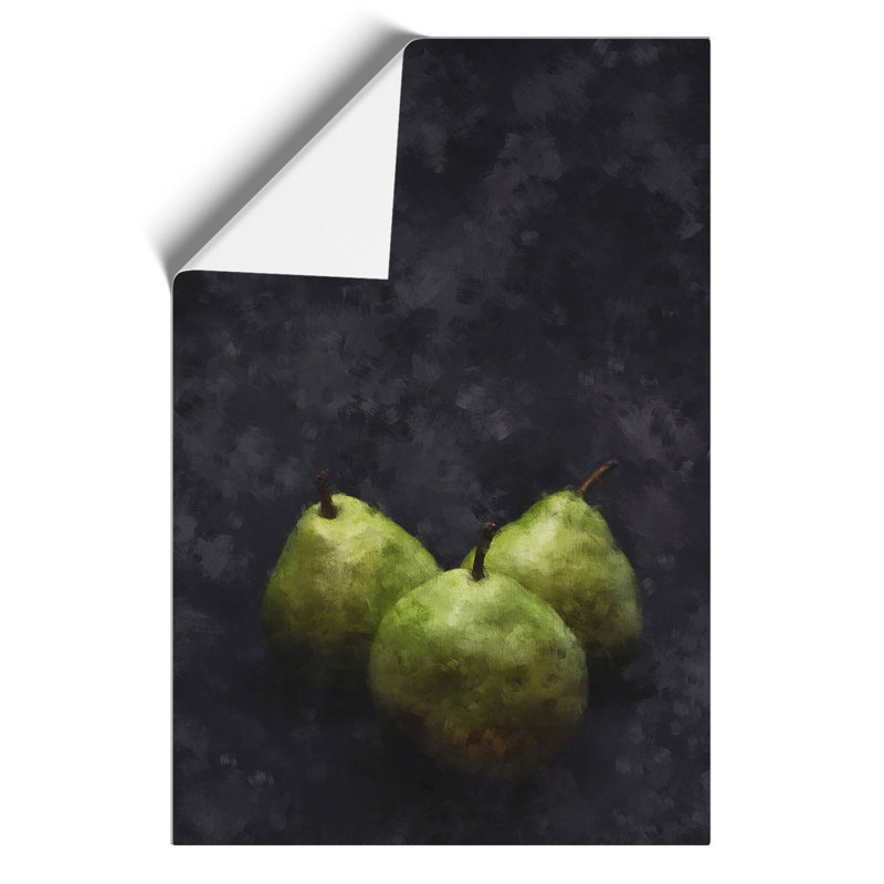 Three Pears - No Frame Print, 30cm H x 21cm W x 0.1cm D