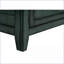 Table basse transitionnelle bleue antique pour chambre à coucher, 25 po de hauteur avec rangement et amp; Assemblage facile-690947162