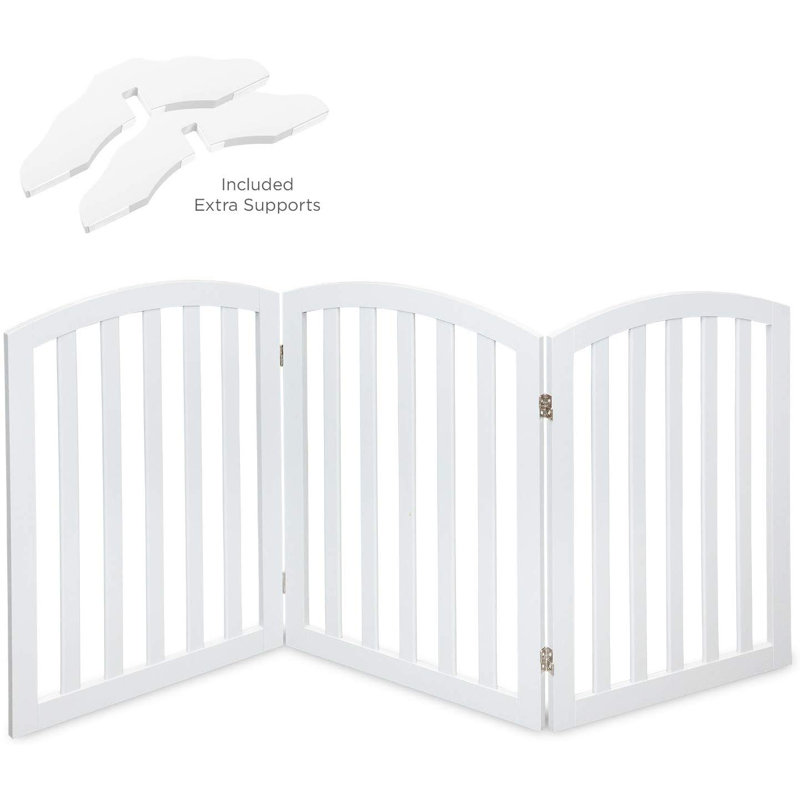 Pinette Wood Free Standing Pet Gate