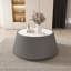 Table de bout moderne en cuir fritté clair-9740972-10056306