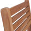Fauteuil de patio en teck empilable Kratzerville