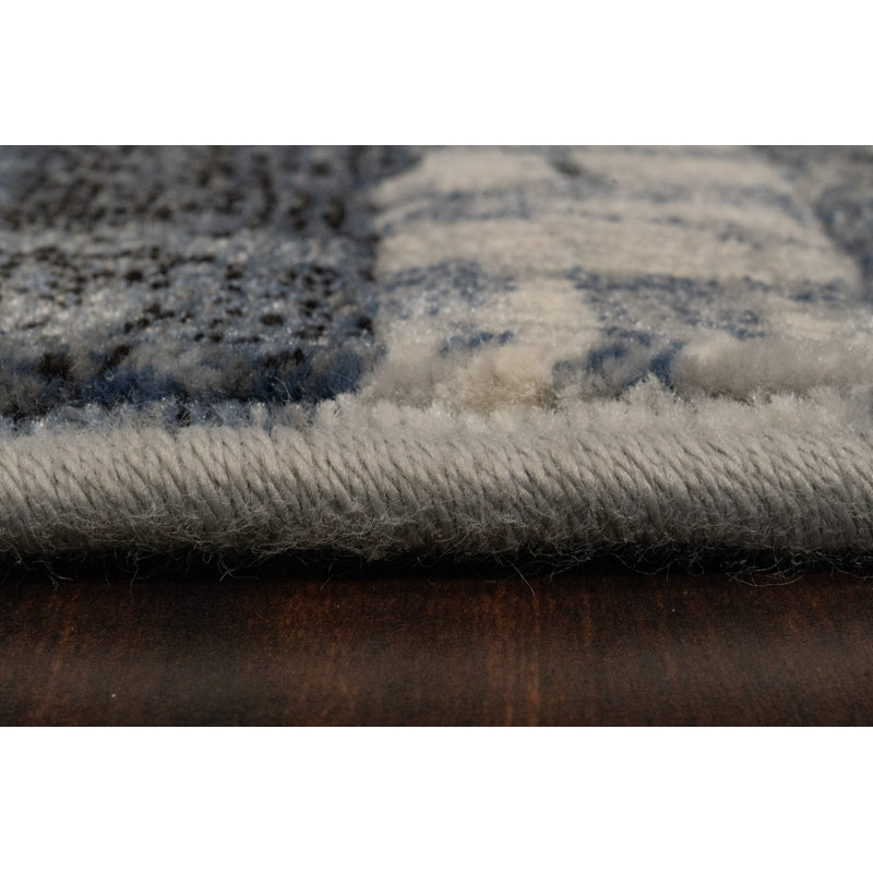 Tapis bleu Darlenatta, Rectangle 2 pi x 3 pi 11 po