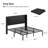 Carlyon Upholstered Platform Bed with Washable Slipcover and Under-bed Storage-92410734-92410740