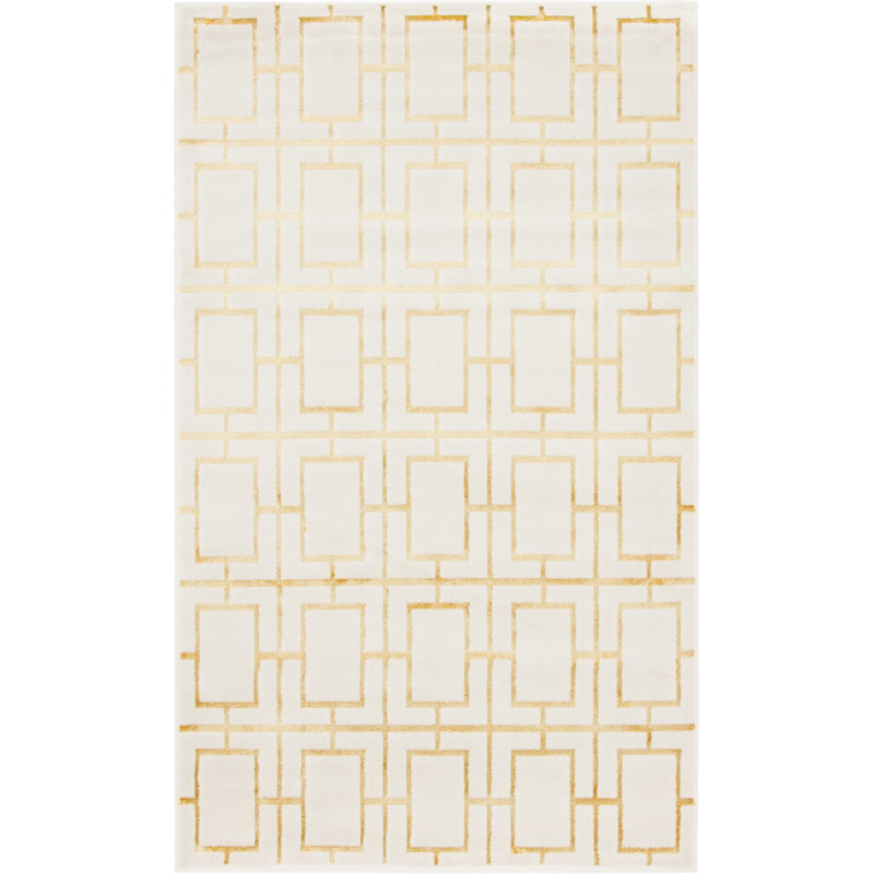 Corando Geometric Indoor Rug, Rectangle 5'3" x 8'