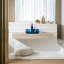 Lavabo vasque de salle de bain en résine de pierre Art moderne 25C61-bleu
