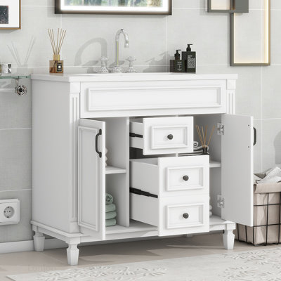 Modern Bathroom Vanity with Advanced Storage and Stylish Design
