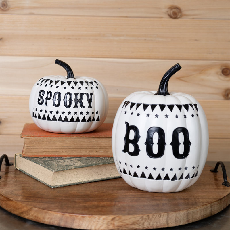 Spooky and Boo Pumpkin