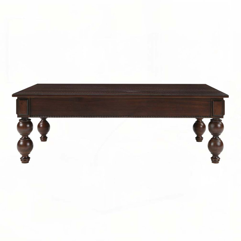Rectangular Wooden Coffee Table with Storage Drawer, Espresso