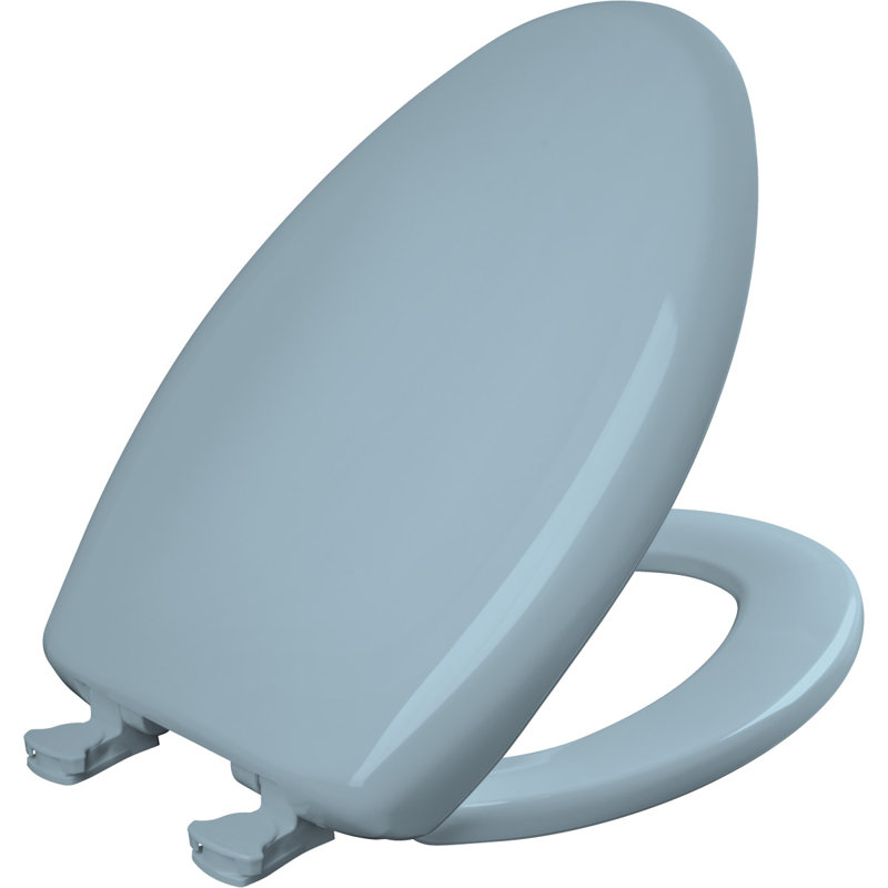 Elongated Toilet Seat and Lid, Twilight Blue