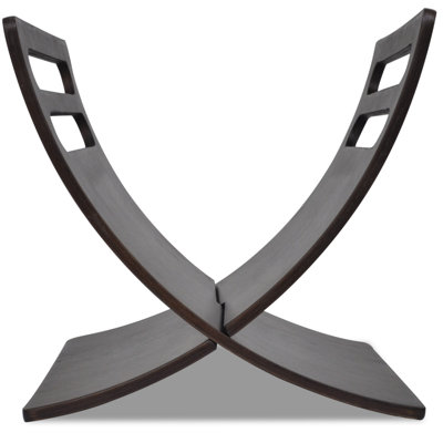 Wood Free Standing Magazine Rack