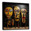 Tribal masque africain II - Masque africain, art mural-689132087-689132080