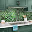 11" x 11" Straight Edge Glass Mosaic Sheet Wall & Floor Tile-60758515