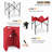 4" W x 4" D Steel Pop-Up Canopy Portable Privacy Dressing Room-110365653