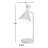 Hammond Metal USB Desk Lamp-269377600