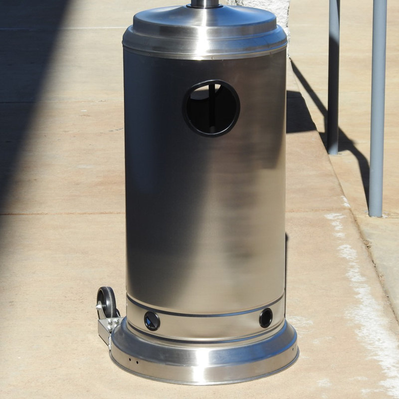 Stainless Steel Tall Commercial Propane Patio Heater