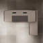 Bureau de direction en L 118,11 po gris avec serrure à combinaison-1527425479