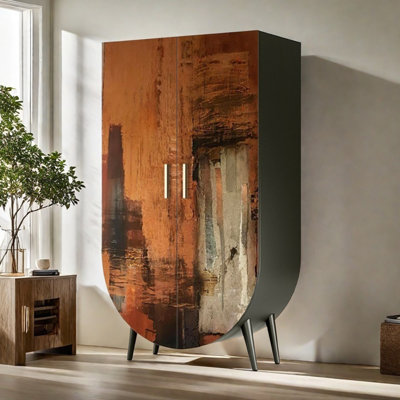 French style simple personality wardrobe