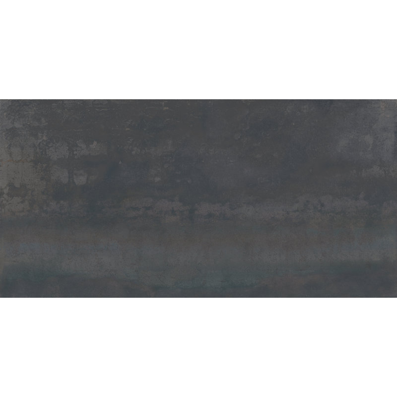 24" x 47.25" Porcelaink Metal Look Wall Tile, Steel