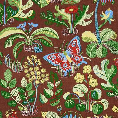 Tissu papillon exotique