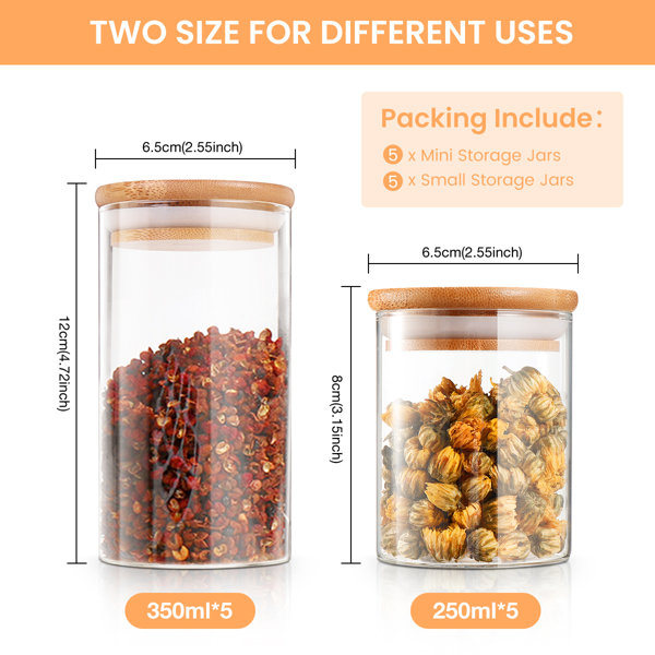 Home Basics Round 55 oz. Borosilicate Glass Food Storage Container