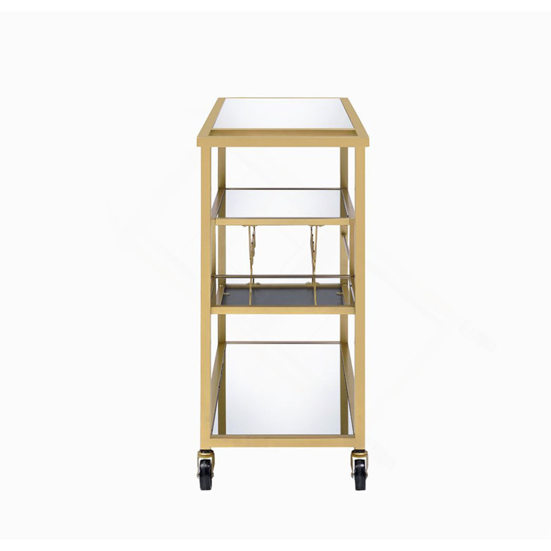 Mirrored Serving Cart