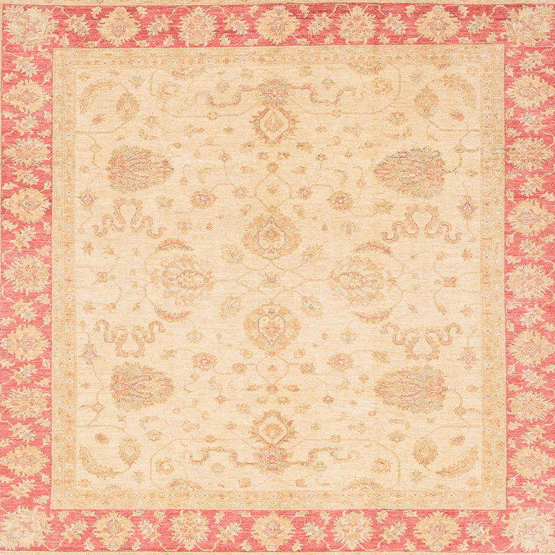 Tapis abstrait moderne 3835, Carré 6 pi