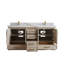 Meuble-lavabo double 72 po avec plateau Charlotte-94620665