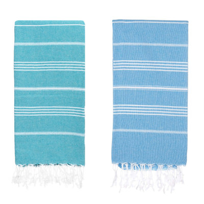 Dayanara Turkish Cotton Beach Towel Set