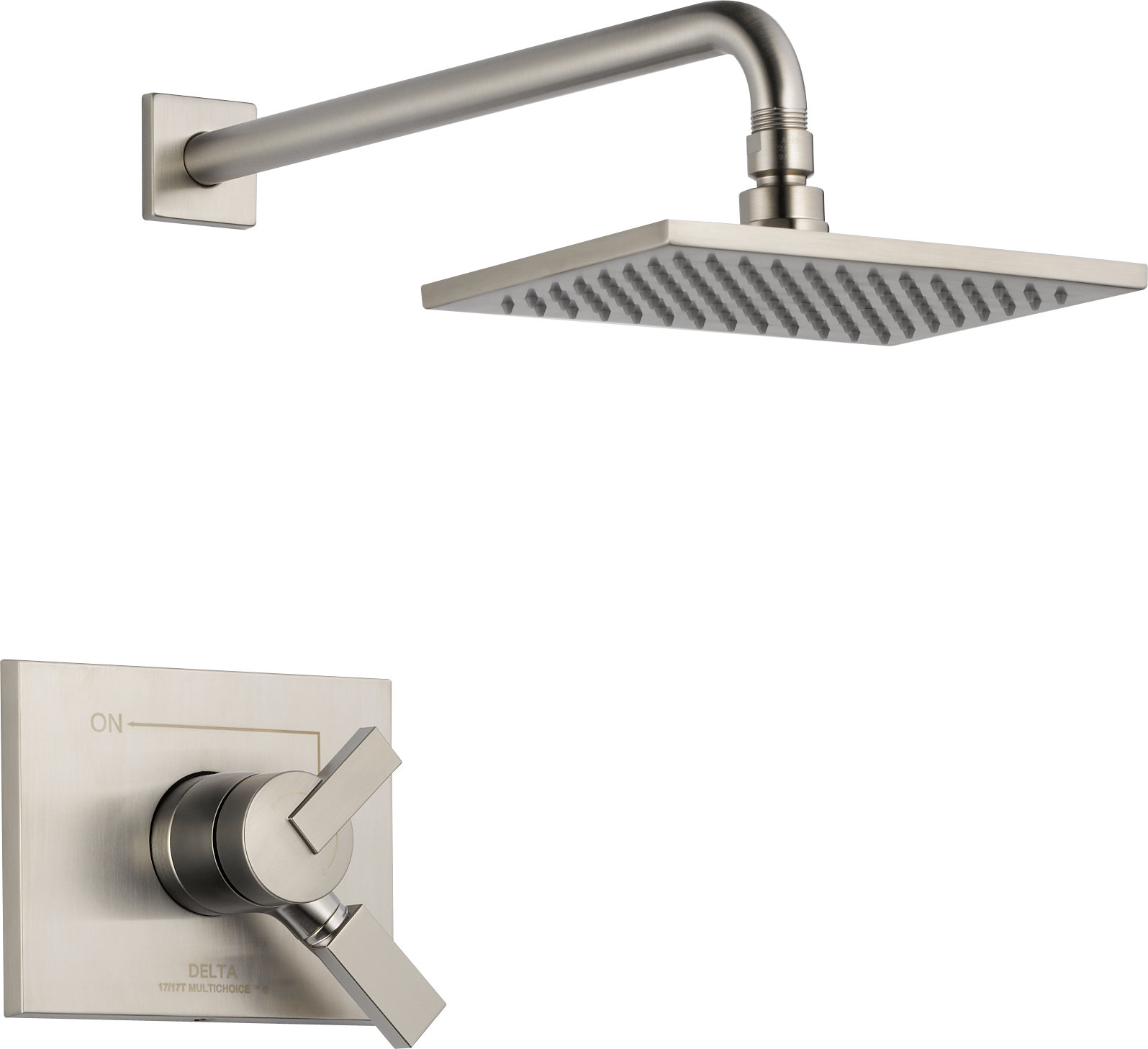 Vero 17 Series Dual-Function Shower Faucet Set, Shower Handle Trim Kit, Stainless Steel