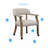 Bulma Upholstered Counter Stool-1029890523