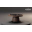 Table de poker 60 po avec repose-pieds Walnut Prohibition-130970848