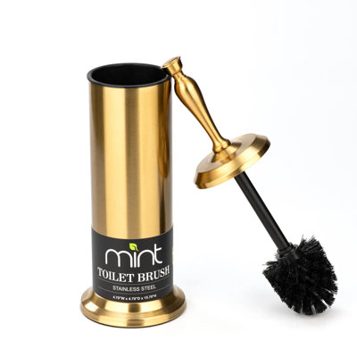 Brosse de toilette, brosse de cuvette de toilette avec brosse extra longue à poils durables et support couvert pour brosse de toilette