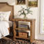 Table d'appoint à 3 niveaux en bois massif avec bord vivant, conte de fées Farmhouse pour petits espaces, salon, chambre à coucher-261684549